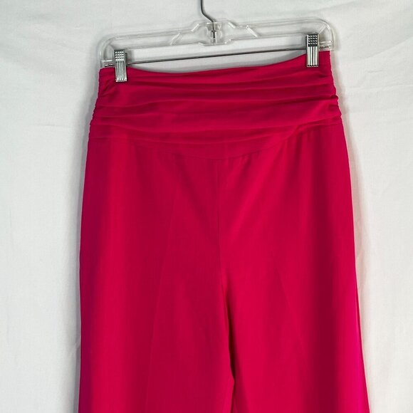 Lovers And Friends Dorinda Wide Leg Pant in Neon Pink High Waist Medium NWT - Picture 4 of 13